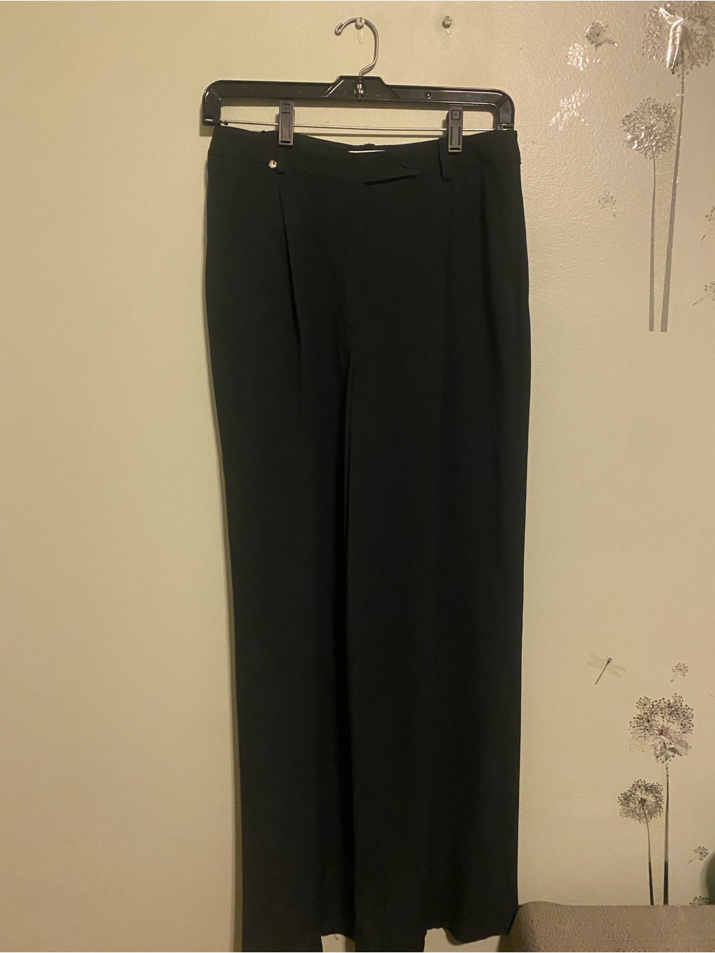 Sonia Rykiel Paris Black Tailored Trousers, Size 38.